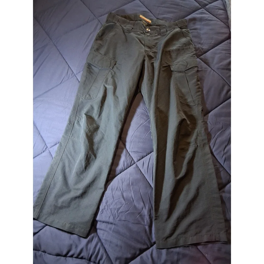 5.11 Tactical Mens Ripstop Cargo‎ Pants Navy Blue Work Hiking Outdoor Size 32x32